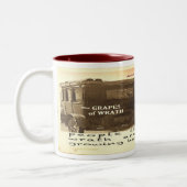 Trauben von Zornbild/Text Zweifarbige Tasse (Links)