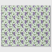 Trauben Wasserfarbe, Frucht Nahtloses Muster. Geschenkpapier (Flach)