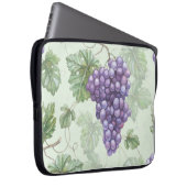 Trauben Wasserfarbe, Frucht Nahtloses Muster. Laptopschutzhülle (Vorne Rechts)