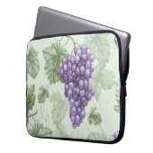 Trauben Wasserfarbe, Frucht Nahtloses Muster. Laptopschutzhülle (Vorderseite Links)