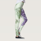 Trauben Wasserfarbe, Frucht Nahtloses Muster. Leggings (Rechts)