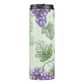 Trauben Wasserfarbe, Frucht Nahtloses Muster. Thermosbecher (Rückseite)