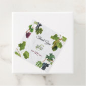 Trauben Weinberg Griechische Insel Hochzeit Geschenkanhänger (Beispiel)