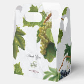 Trauben Weinberg Griechische Insel Hochzeit Geschenkschachtel (Geöffnet)