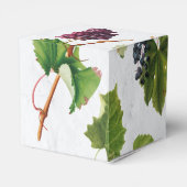 Trauben Weinberg Griechische Insel Hochzeit Geschenkschachtel (Rückseite)