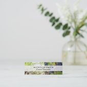 Trauben | Weinberg Mini Visitenkarte (Stehend Vorderseite)