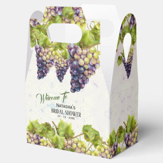 Trauben Weinberg Rodelbahn Rodelbahn Geschenkschachtel (Geöffnet)