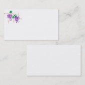 Trauben-Weinberg-Visitenkarte Visitenkarte (Vorne/Hinten)