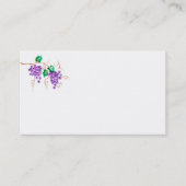 Trauben-Weinberg-Visitenkarte Visitenkarte (Vorderseite)