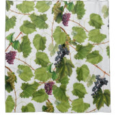 Trauben Weinberge Mittelmeer Griechische Insel Duschvorhang (Vorderseite)