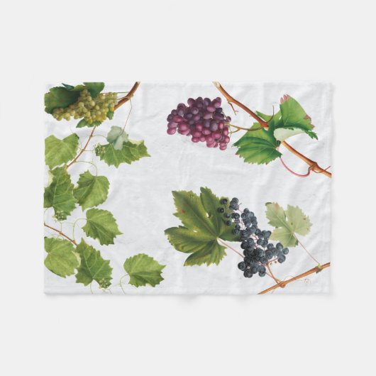 Trauben Weinberge Mittelmeer Griechische Insel Fleecedecke (Vorderseite (Horizontal))