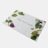 Trauben Weinberge Mittelmeer Griechische Insel Fußmatte (Schrägansicht)