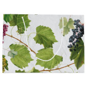 Trauben Weinberge Mittelmeer Griechische Insel Große Geschenktüte (Rückseite)