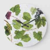 Trauben Weinberge Mittelmeer Griechische Insel Große Wanduhr (Vorderseite)