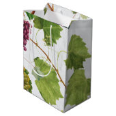 Trauben Weinberge Mittelmeer Griechische Insel Mittlere Geschenktüte (Rückseite Schrägansicht)