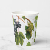 Trauben Weinberge Mittelmeer Griechische Insel Pappbecher (Rechts)