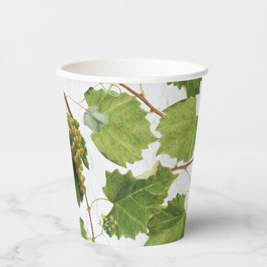 Trauben Weinberge Mittelmeer Griechische Insel Pappbecher (Vorderseite)