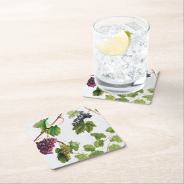 Trauben Weinberge Mittelmeer Griechische Insel Rechteckiger Pappuntersetzer