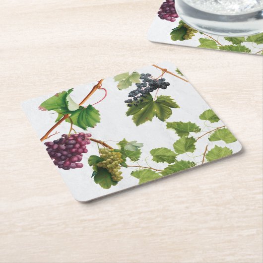 Trauben Weinberge Mittelmeer Griechische Insel Rechteckiger Pappuntersetzer (angewinkelt)