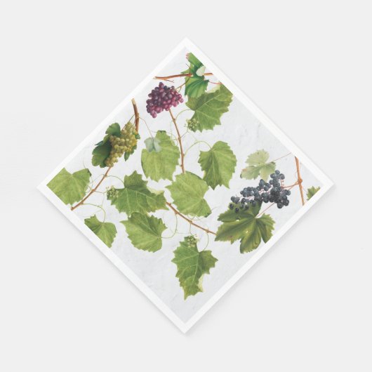 Trauben Weinberge Mittelmeer Griechische Insel Serviette (Ecke)