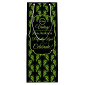 Trauben Weinbeutel Geschenktüte Für Weinflaschen (Rückseite)