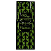 Trauben Weinbeutel Geschenktüte Für Weinflaschen (Vorderseite)