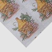 Trauben Weinflasche Seidenpapier (Ausschnitt)