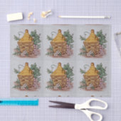 Trauben Weinflasche Seidenpapier (Handwerk)