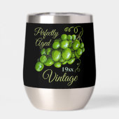 Trauben Weinglas Tumbler (Rückseite)