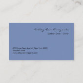 Trauben-Weinkellerei-Visitenkarte Visitenkarte (Rückseite)