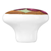 Trauben/Weinknöpfe Keramikknauf (Seitenansicht)