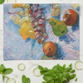 Trauben, Zitronen, Birnen und Äpfel, Van Gogh Geschirrtuch (Gefaltet)