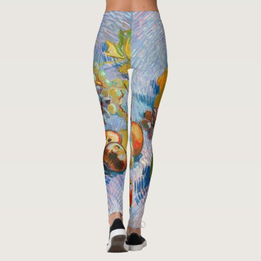 Trauben, Zitronen, Birnen und Äpfel, Van Gogh Leggings (Rückseite)