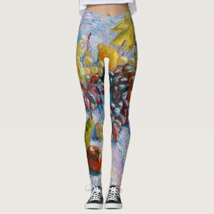 Trauben, Zitronen, Birnen und Äpfel, Van Gogh Leggings