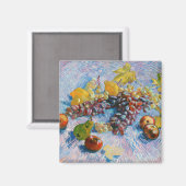 Trauben, Zitronen, Birnen und Äpfel, Van Gogh Magnet (Vorderseite/Rückseite)