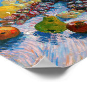 Trauben, Zitronen, Birnen und Äpfel, Van Gogh Poster (Ecke)