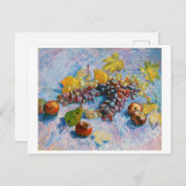 Trauben, Zitronen, Birnen und Äpfel, Van Gogh Postkarte (Vorne/Hinten)