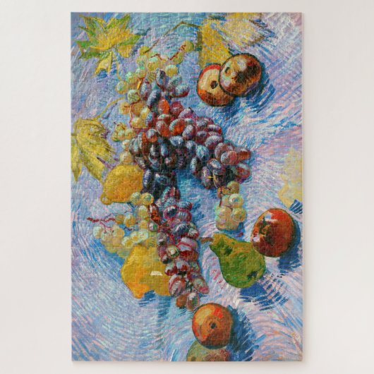 Trauben, Zitronen, Birnen und Äpfel, Van Gogh Puzzle (Vertikal)