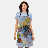 Trauben, Zitronen, Birnen und Äpfel, Van Gogh Schürze (Getragen)