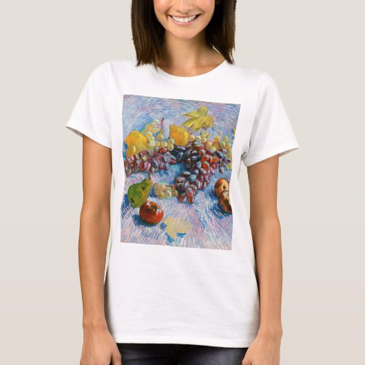 Trauben, Zitronen, Birnen und Äpfel, Van Gogh T-Shirt (Vorderseite)
