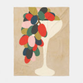 TraubenArray Fleecedecke (Vorderseite)