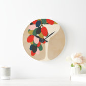 TraubenArray Große Wanduhr (Zuhause)