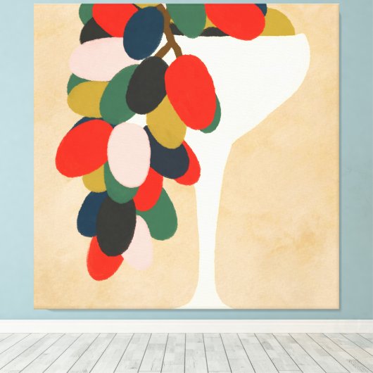 TraubenArray Leinwanddruck (Insitu (Holzboden))