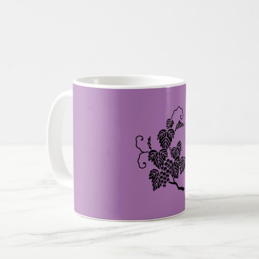 Traubenast Kaffeetasse (Vorderseite Links)