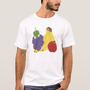 Traubenbananen Apfelfruchtanstriche T-Shirt