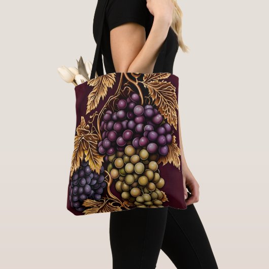 Traubenbatik Tasche (Von Nahem)