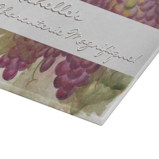 Traubencluster Charcuterie Cutting Board Schneidebrett (Ecke)