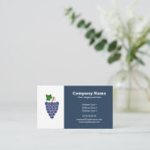 Traubencluster-Visitenkarte Visitenkarte (Stehend Vorderseite)