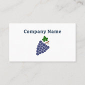 Traubencluster-Visitenkarte Visitenkarte (Rückseite)