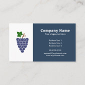 Traubencluster-Visitenkarte Visitenkarte (Vorderseite)